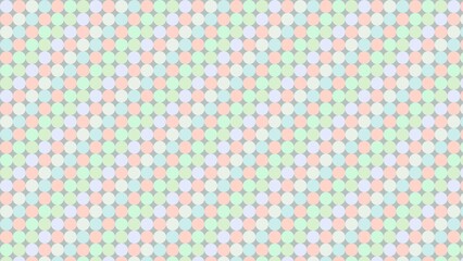 Pastel-colored circle pattern (3)