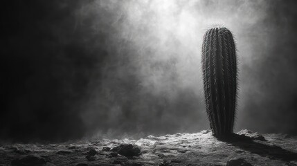 Fototapeta premium Mysterious grayscale object