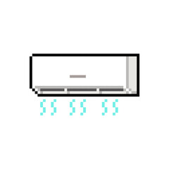 air conditioner cool pixel art