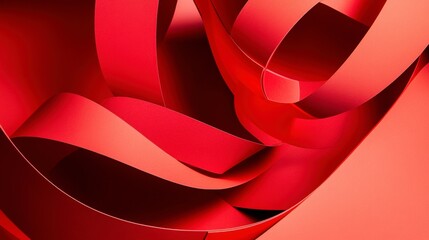 red paper texture abstract design, abstract red paper art style, red paper art abstract image, abstract red paper background image, red paper curves abstract pattern, abstract red paper shapes texture