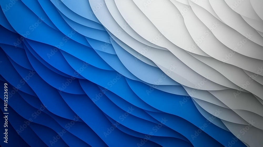 Aufkleber abstract blue to gray gradient background texture soft blurred dreamy ethereal design element