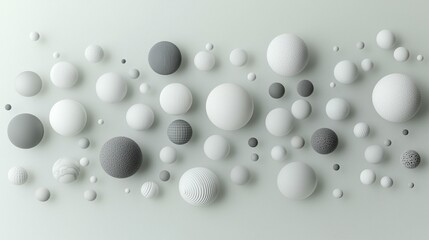 Abstract grayscale background with blurred shapes minimalist design element
