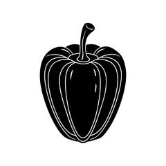 Pepper Silhouette vector illustration