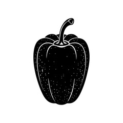 Pepper Silhouette vector illustration