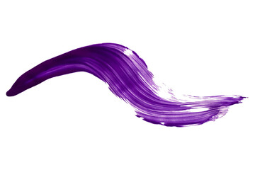 Watercolor brush strokes on transparent background