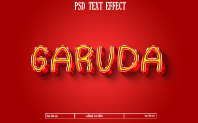 Text effect design.