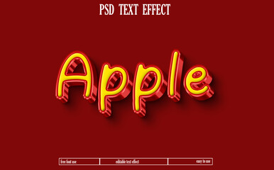 Text effect design.
