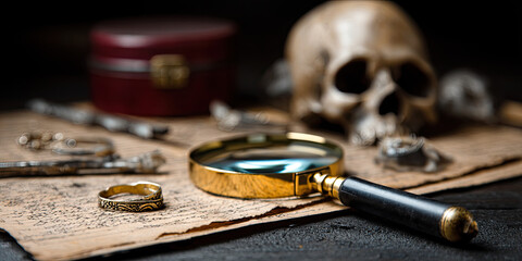 Fingerprint screen analysis at crime scene, forensic science investigation, mystery solving, evidence review in lab setting