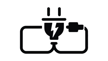 Electric Plug Power Connection Icon