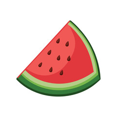 A delicious slice of watermelon