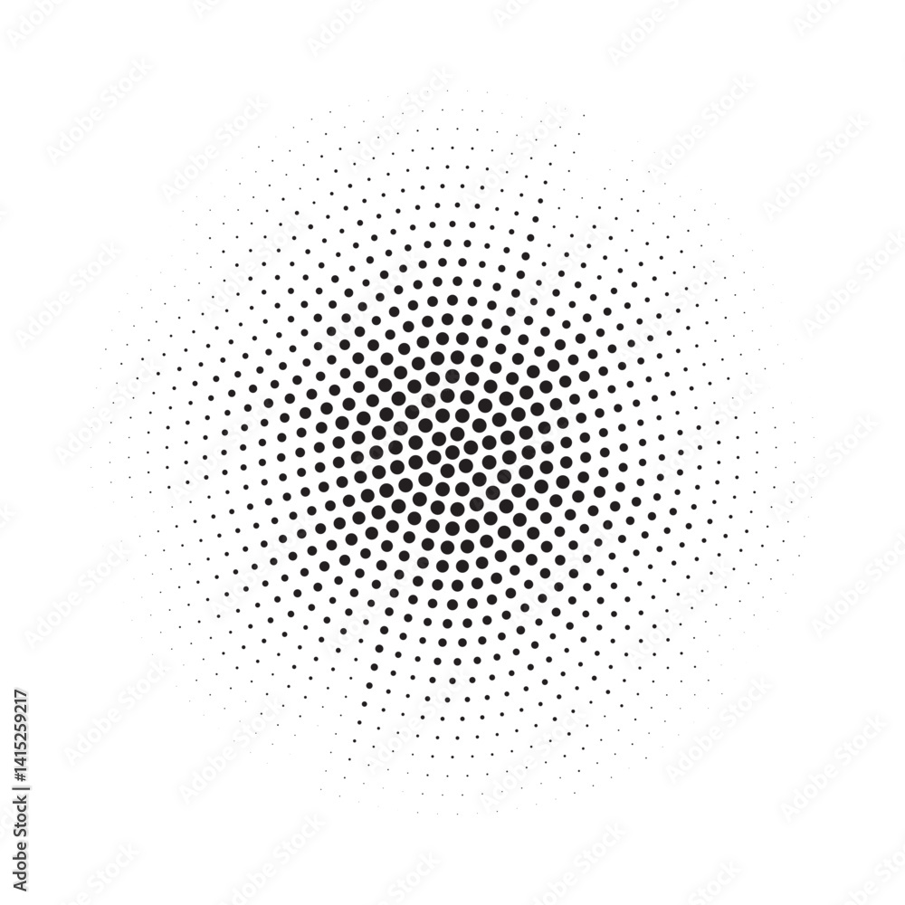 Aufkleber burst halftone light effect. glowing light burst. abstract grunge halftone dots background. vector i