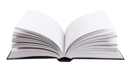 Fototapeta premium Open Book: A Blank Canvas of Knowledge and Imagination