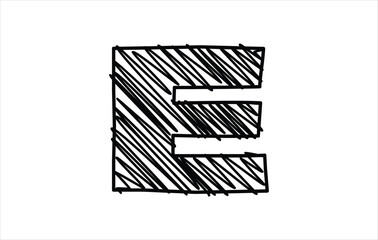 Template Initial Letter E Logo Design Vector Template. Creative And Modern E logo