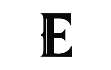 Template Initial Letter E Logo Design Vector Template. Creative And Modern E logo