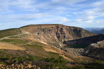 Zao mountain ridge, Miyagi, Yamagata, Japan
