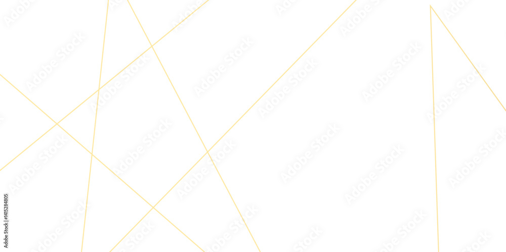 Aufkleber gold abstract luxury geometric random chaotic lines with many line and triangles shape