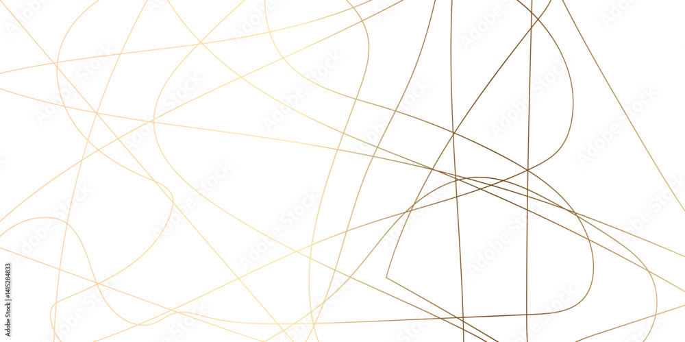 Poster abstract line background. abstract gold lines with transparent background creative and geometric sha