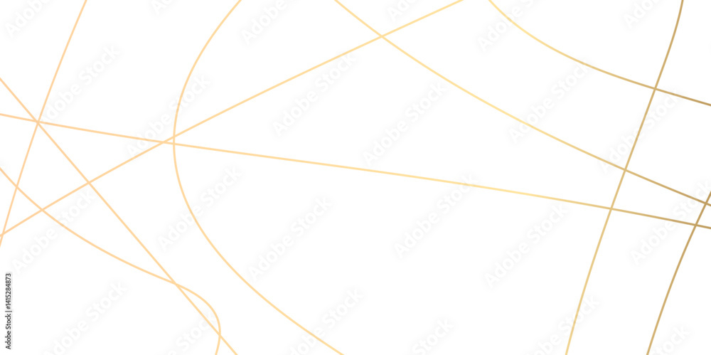 Poster abstract line background. abstract gold lines with transparent background creative and geometric sha