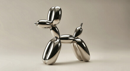 Chrome Balloon Dog Sculpture