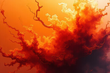 Mesmerizing Ink in Water: Swirling Colors Create Dreamlike Patterns