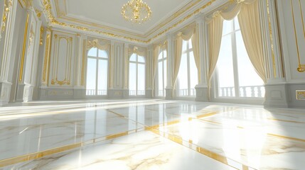 Fototapeta premium Luxurious Interior, Grand Hall