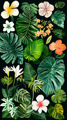  background with flowers