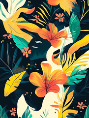  pattern with flowers
