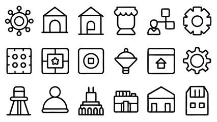 This image could be described as a set of church icons depicting various religious elements