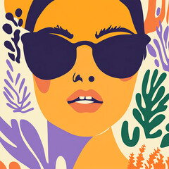 girl in sunglasses