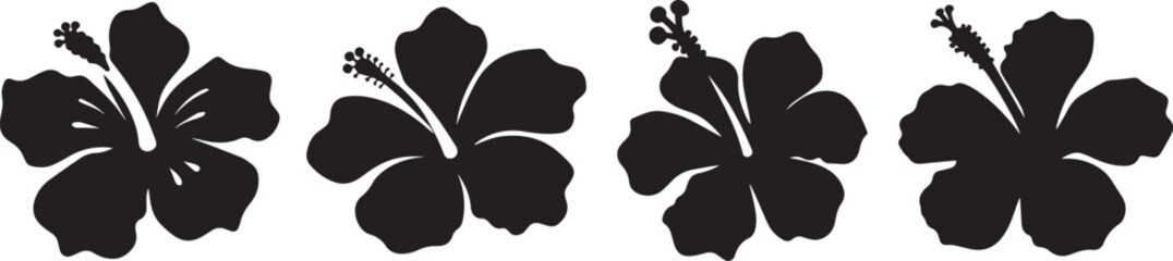 Silhouette of two penguins, black and white image, minimalist design, symmetrical composition, side view, standing pose, flightless birds, Antarctic wildlife, graphic illustration style, clean lines