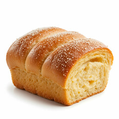 Freshly Baked Sweet Bread Loaf with Sugar Topping