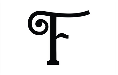 Elegant Letter F logo Vector Template Initial Letter F Logo Design Vector Template. Creative And Modern F logo