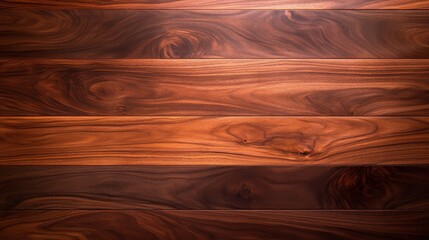Seamless texture of polished wooden flooring features a rich natural grain, suitable for enhancing various interior design and architectural projects