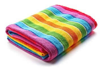 Vibrant Beach Towel Summer Fun, Colorful Beach Towels, Isolated Beach Towel PNG, Summer Beach Accessory, Holiday Beach Towel