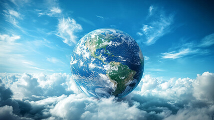 Naklejka premium Using renewable energy helps lower greenhouse gas emissions.