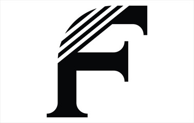 Elegant Letter F logo Vector Template Initial Letter F Logo Design Vector Template. Creative And Modern F logo