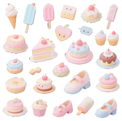 set of cupcakes