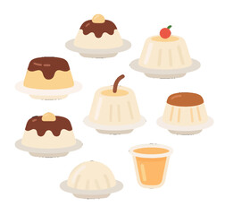 set of cakes