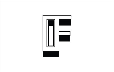 Elegant Letter F logo Vector Template Initial Letter F Logo Design Vector Template. Creative And Modern F logo