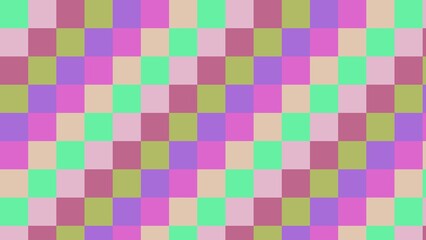 Colorful pixelated square pattern