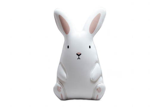 Plush Companion: A Soft and Cuddly Bunny for Sweet Dreams and Whimsical Play, Evoking Joy and Comfort in a Child's Heart.