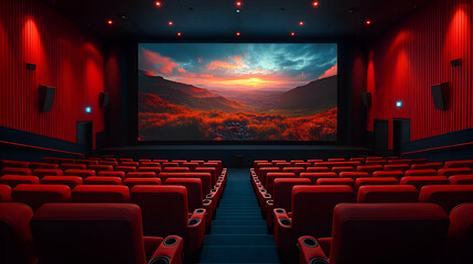 Movie theater interior