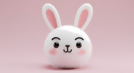 Obraz premium rabbit fun 3d pet