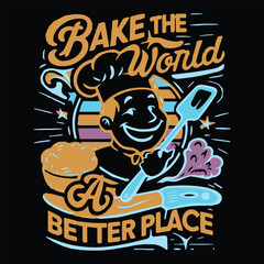 Creative and humorous cooking-themed T-shirt design featuring a fun culinary quote with chef hat, kitchen utensils, and food elements. Ideal for chefs, foodies, home cooks, and restaurant staff. 