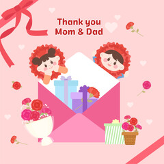 Thank you mom and dad