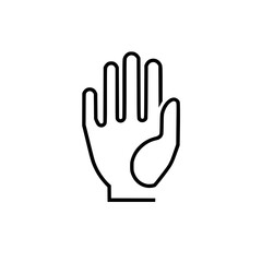 Fototapeta premium Hand illustration icon representing various gestures and activities in a simple design style