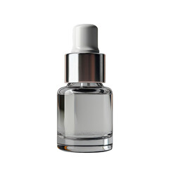 Serum bottle mockup skincare product dropper bottle essential oil beauty on transparent background