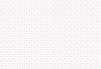 ピンクとグレーのパステルカラー水玉ポルカドットの背景透過ベクター背景素材