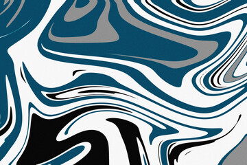 Abstract Marble Swirl Background – Modern Fluid Blue, Black and White Texture for Posters, Web Design, Branding, and Wall Art