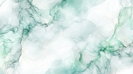 Naklejka premium Serene abstract artwork featuring soft teal and gray hues.